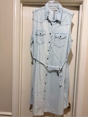speed control denim dress Women's Denim Dress Speed Control L (12-14)